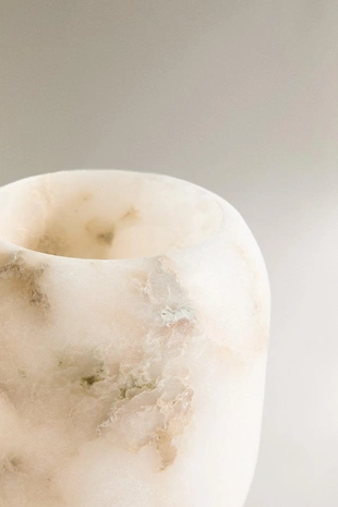 Подсвечник из алебастра- Заказать в России