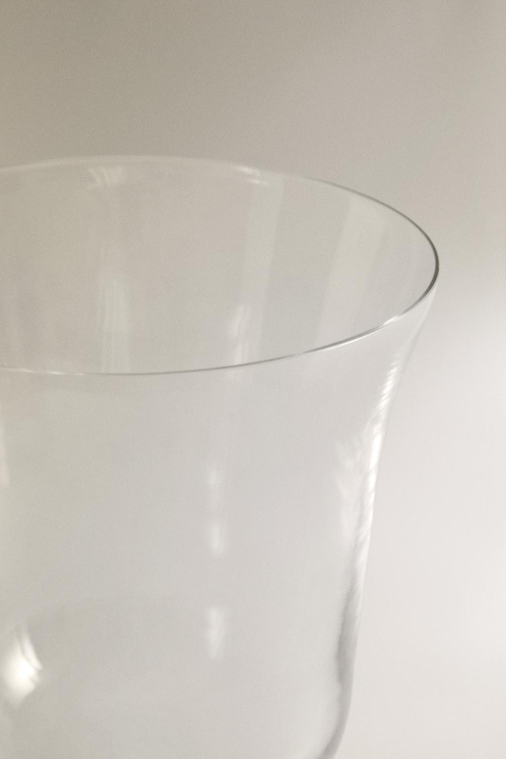 Подсвечник из дутого стекла la granja