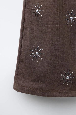 Брюки  с пуговицами- Заказать в России