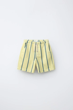 Свободные шорты в полоску- Заказать в России