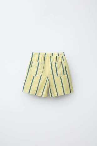 Свободные шорты в полоску- Заказать в России