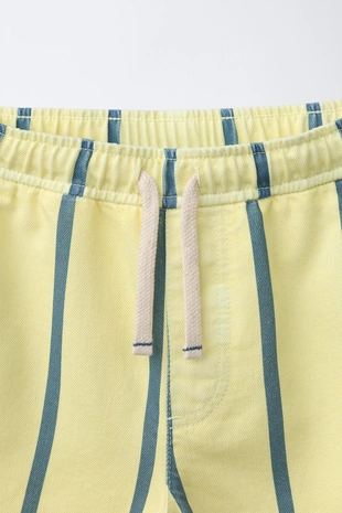 Свободные шорты в полоску- Заказать в России