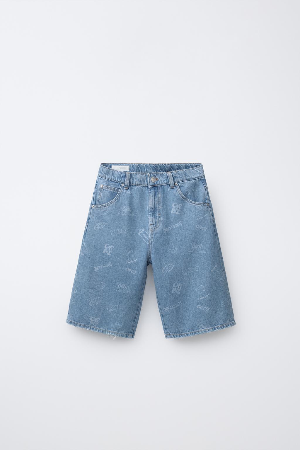 ДЖИНСОВЫЕ ШОРТЫ SKATE С ЛОГОТИПОМ