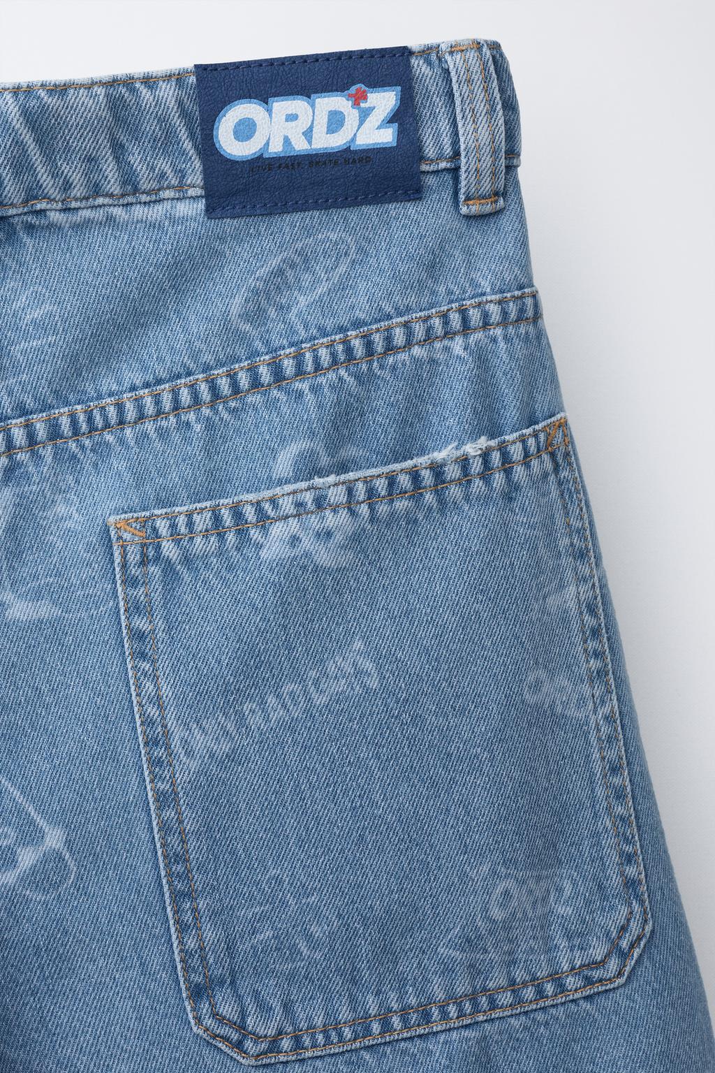 ДЖИНСОВЫЕ ШОРТЫ SKATE С ЛОГОТИПОМ