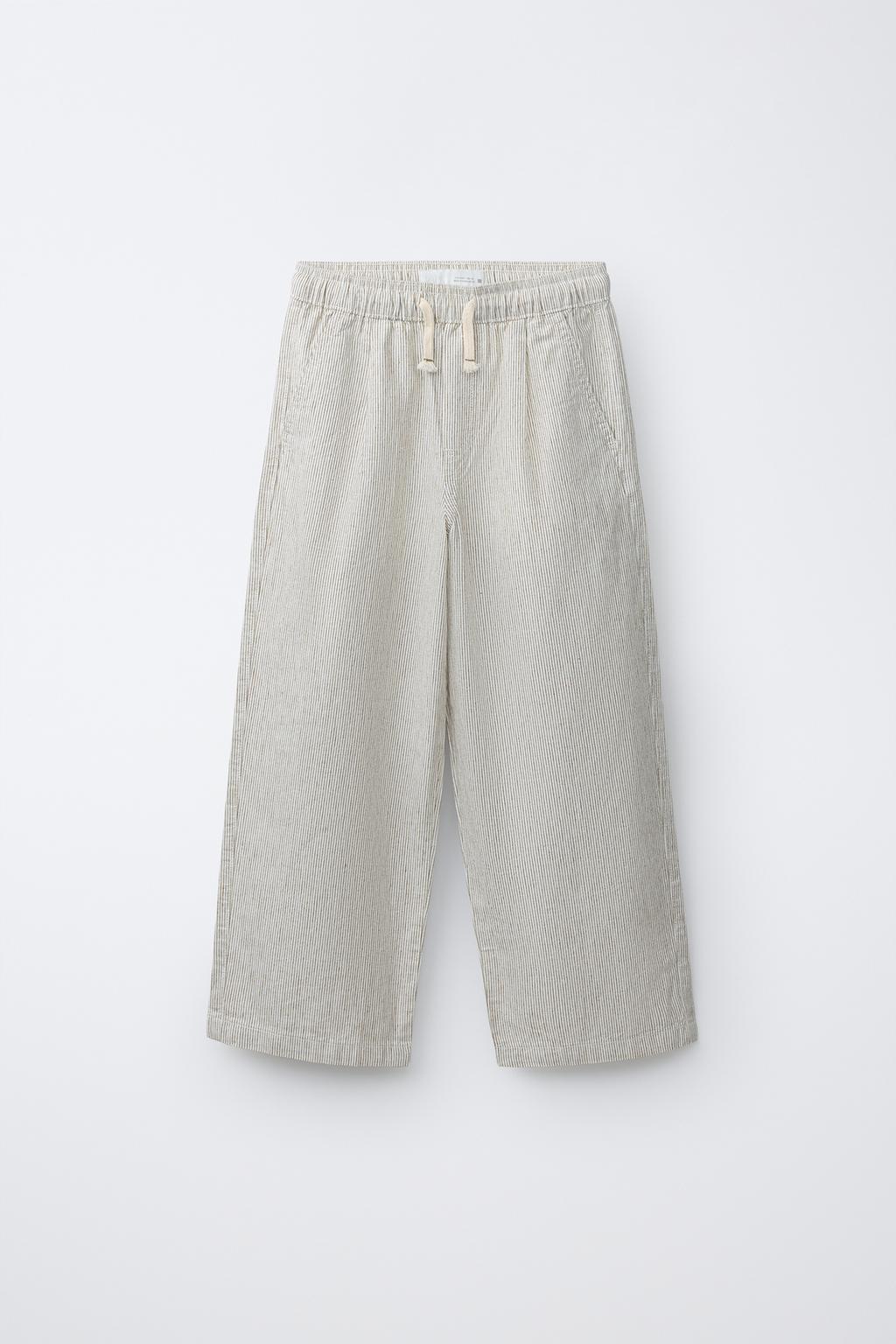 БРЮКИ В ПИЖАМНОМ СТИЛЕ В ПОЛОСКУ