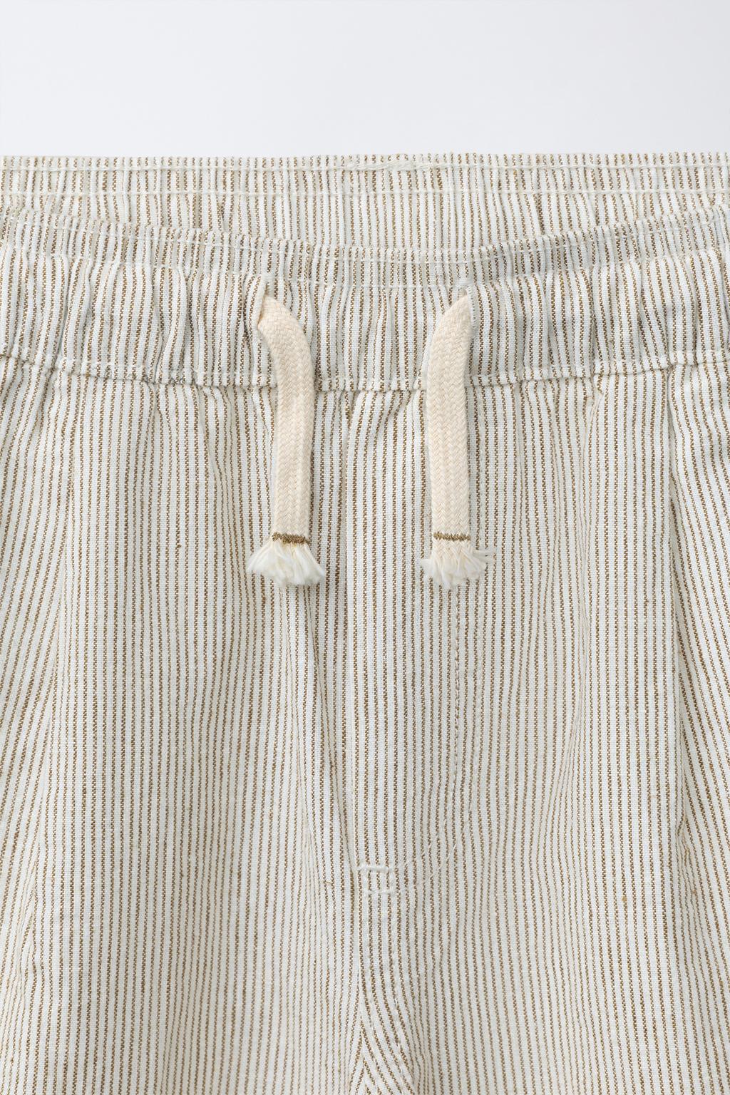 БРЮКИ В ПИЖАМНОМ СТИЛЕ В ПОЛОСКУ