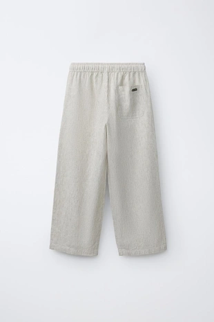 Брюки в пижамном стиле в полоску- Заказать в России