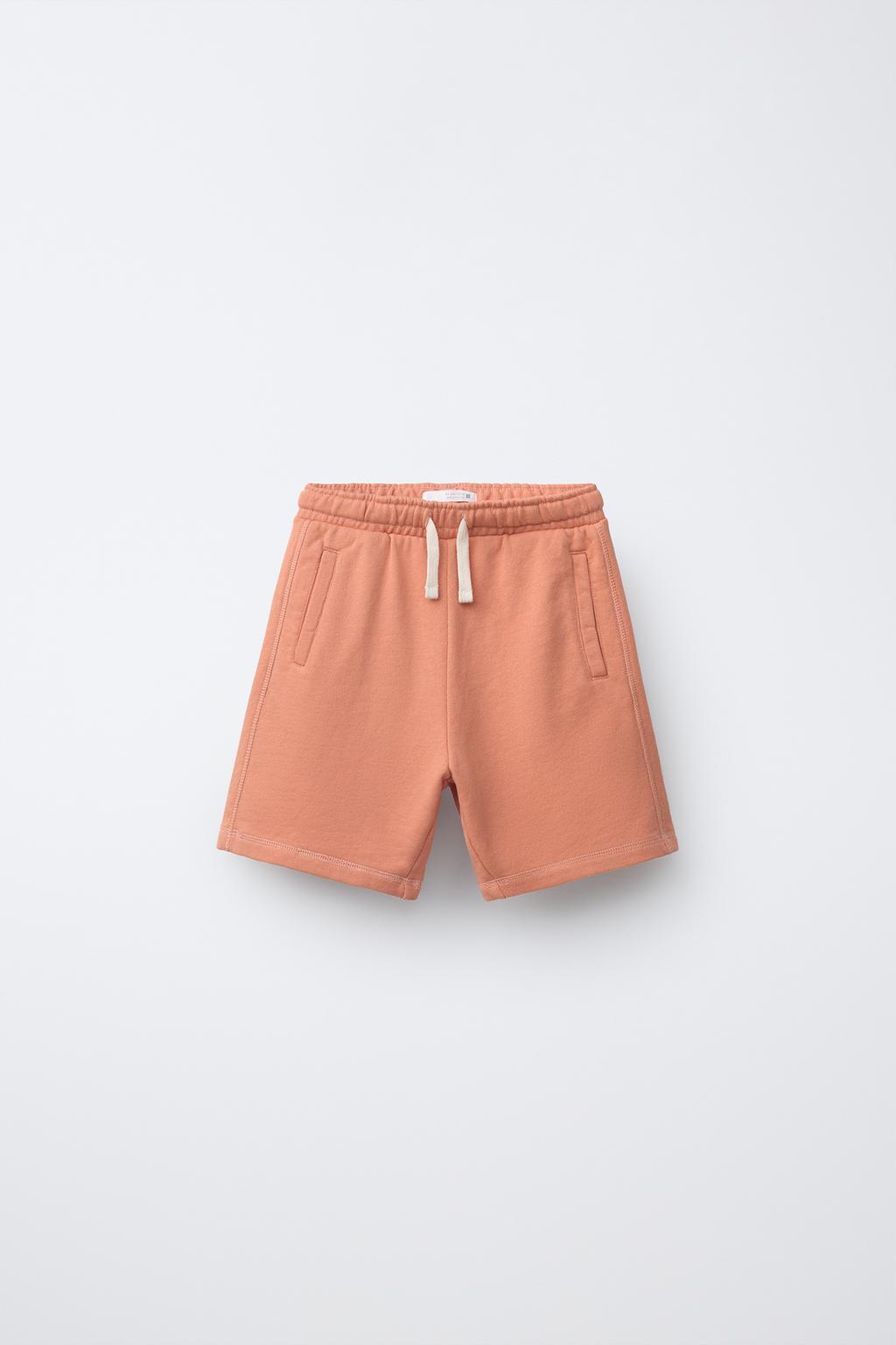 ШОРТЫ ИЗ МЯГКОЙ ТКАНИ С ЛОГОТИПОМ GARMENT DYE