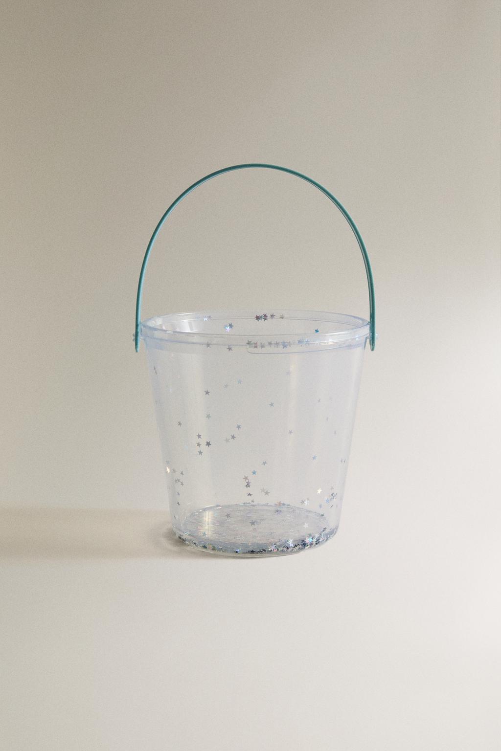 Детская сияющая пляжная ведёрко-игрушка