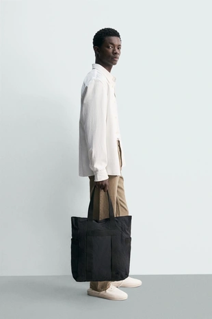 Рубашка стандартной посадки из струящегося денима