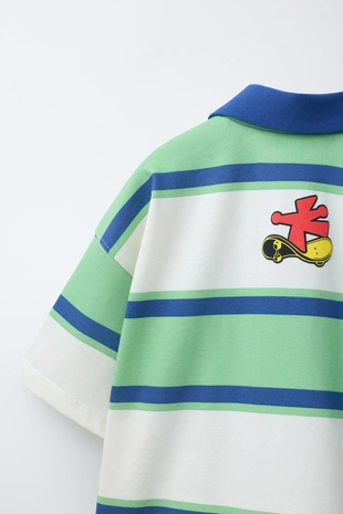 Поло в полоску Skate- Заказать в России