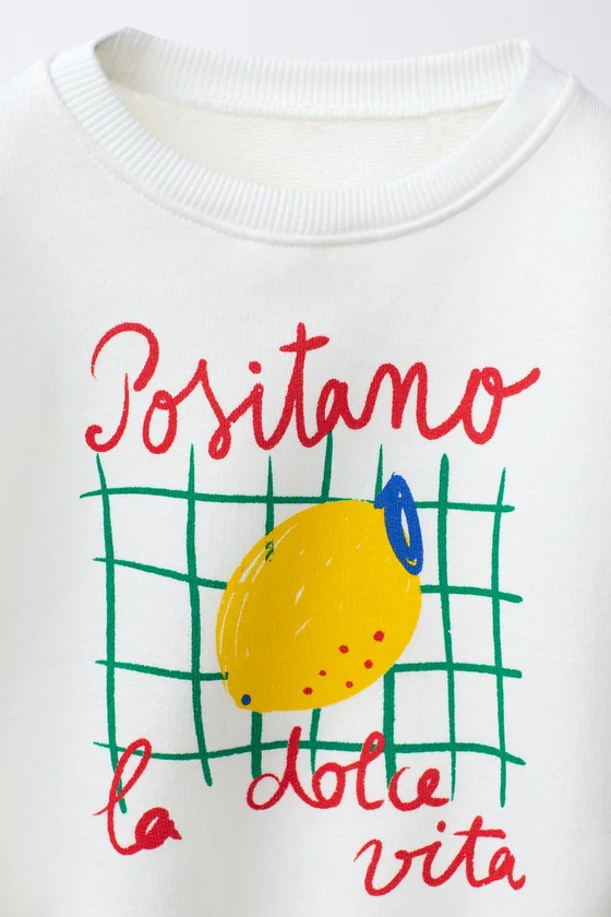 ТОЛСТОВКА С ПРИНТОМ CASA LAWA X ZARA KIDS