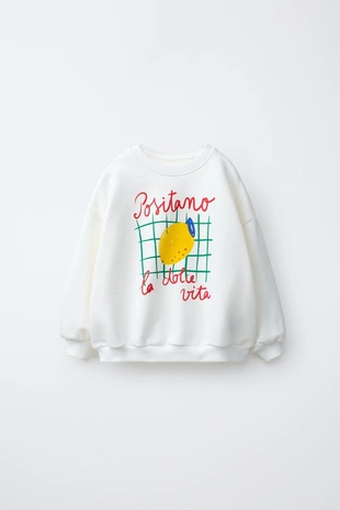 Толстовка с принтом Casa Lawa X Zara Kids- Заказать в России