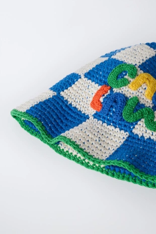 Blue/White | 5213/568/044 - Zara Трикотажная панама CASA LAWA X ZARA KIDS