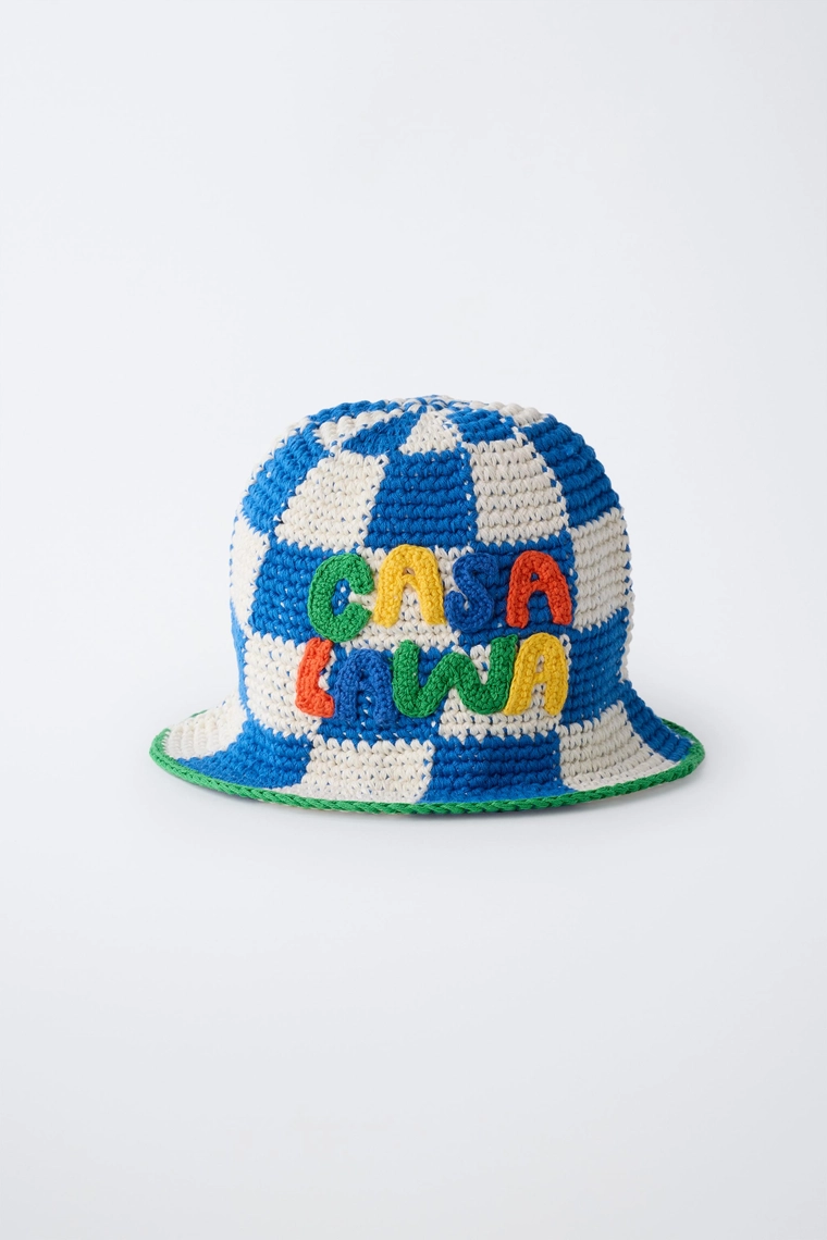 Вязаная панама casa lawa x zara kids