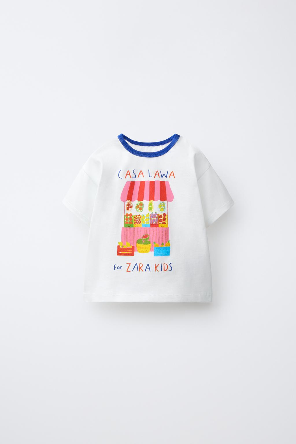 ФУТБОЛКА С ПРИНТОМ CASA LAWA X ZARA KIDS