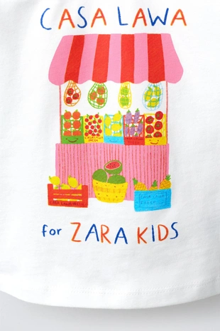 Футболка с принтом Casa Lawa X Zara Kids- Заказать в России