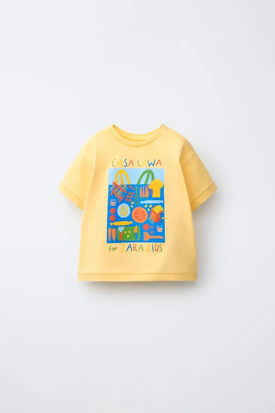 ФУТБОЛКА С ПРИНТОМ CASA LAWA X ZARA KIDS