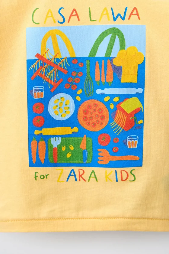 ФУТБОЛКА С ПРИНТОМ CASA LAWA X ZARA KIDS