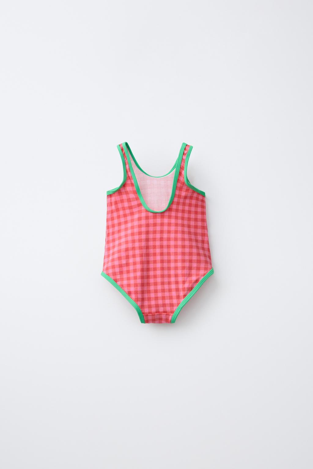 2-6 ЛЕТ/ КУПАЛЬНИК В КЛЕТКУ CASA LAWA X ZARA KIDS