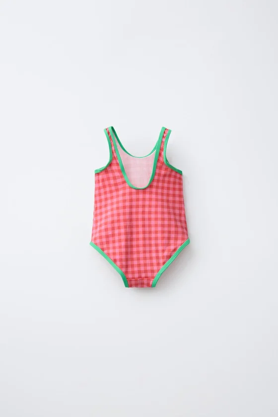 2-6 ЛЕТ/ КУПАЛЬНИК В КЛЕТКУ CASA LAWA X ZARA KIDS