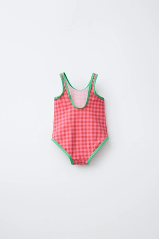 2-6 лет/ купальник в клетку Casa Lawa X Zara Kids