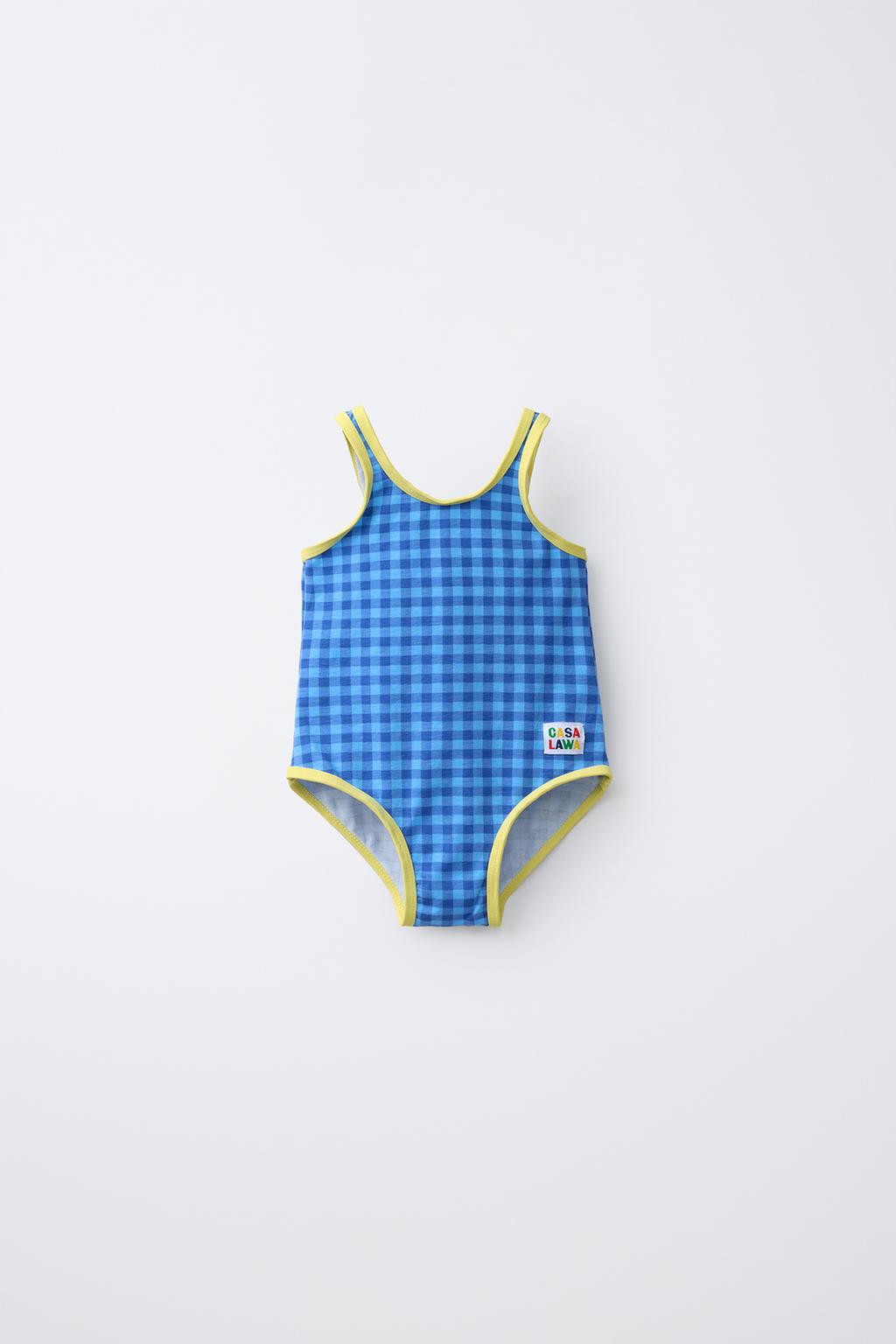 2-6 ЛЕТ/КУПАЛЬНИК В КЛЕТКУ CASA LAWA X ZARA KIDS