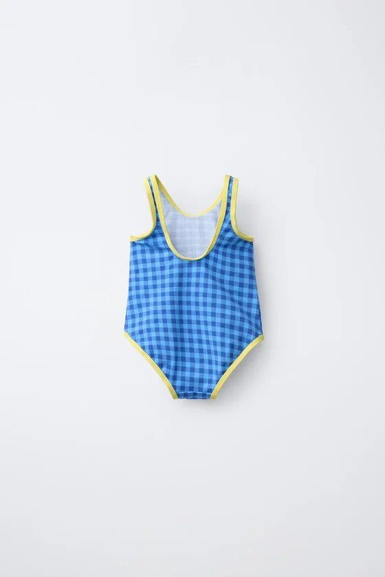 2-6 ЛЕТ/КУПАЛЬНИК В КЛЕТКУ CASA LAWA X ZARA KIDS