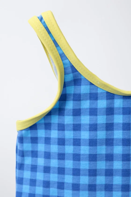 2-6 ЛЕТ/КУПАЛЬНИК В КЛЕТКУ CASA LAWA X ZARA KIDS