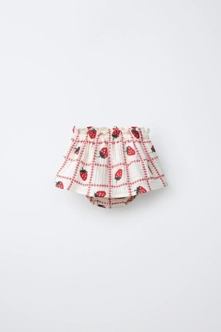 Трусы-юбка с вышивкой в виде клубники Casa Lawa X Zara Kids- Заказать в России
