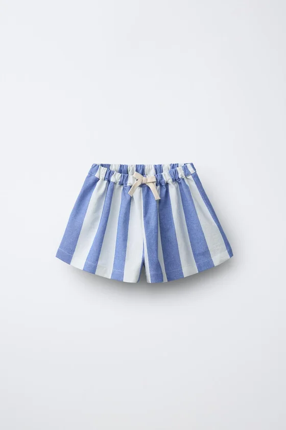 ШИРОКИЕ ШОРТЫ В ПОЛОСКУ CASA LAWA X ZARA KIDS