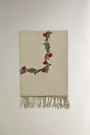 Пляжное полотенце с цветочным узором- Заказать в России