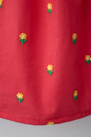 Платье с вышивкой и цветочными деталями — Casa Lawa X Zara Kids- Заказать в России