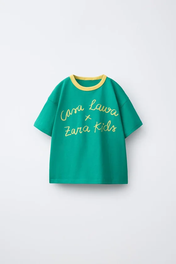 ФУТБОЛКА С ЛОГОТИПОМ CASA LAWA X ZARA KIDS