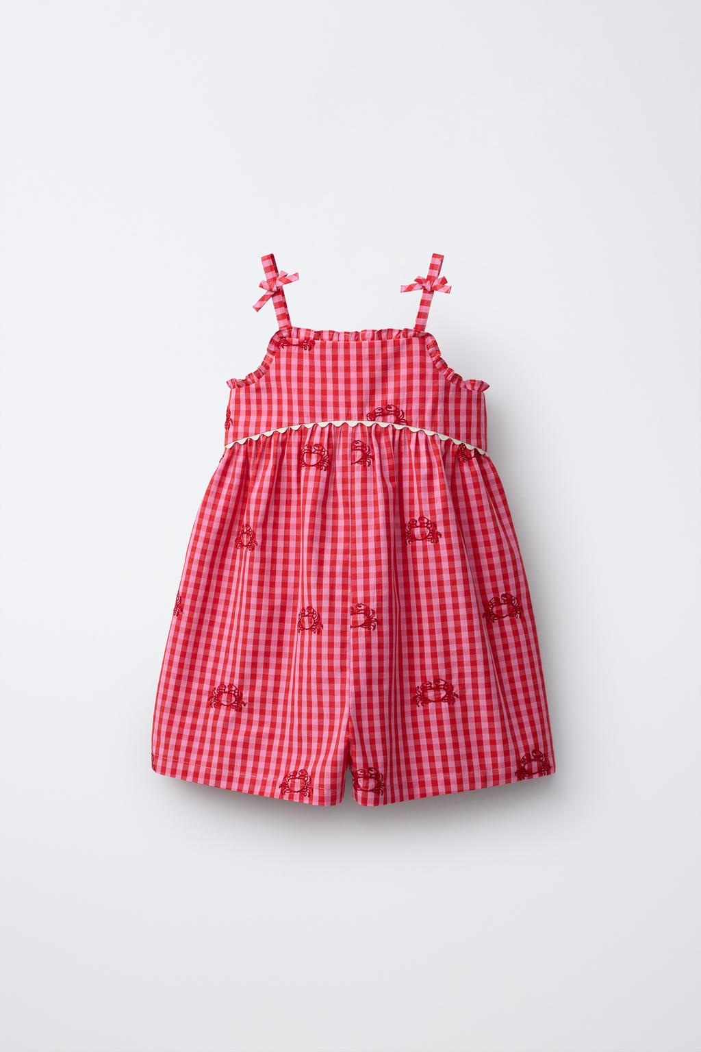 КОМБИНЕЗОН С ВЫШИВКОЙ КРАБОВ CASA LAWA X ZARA KIDS