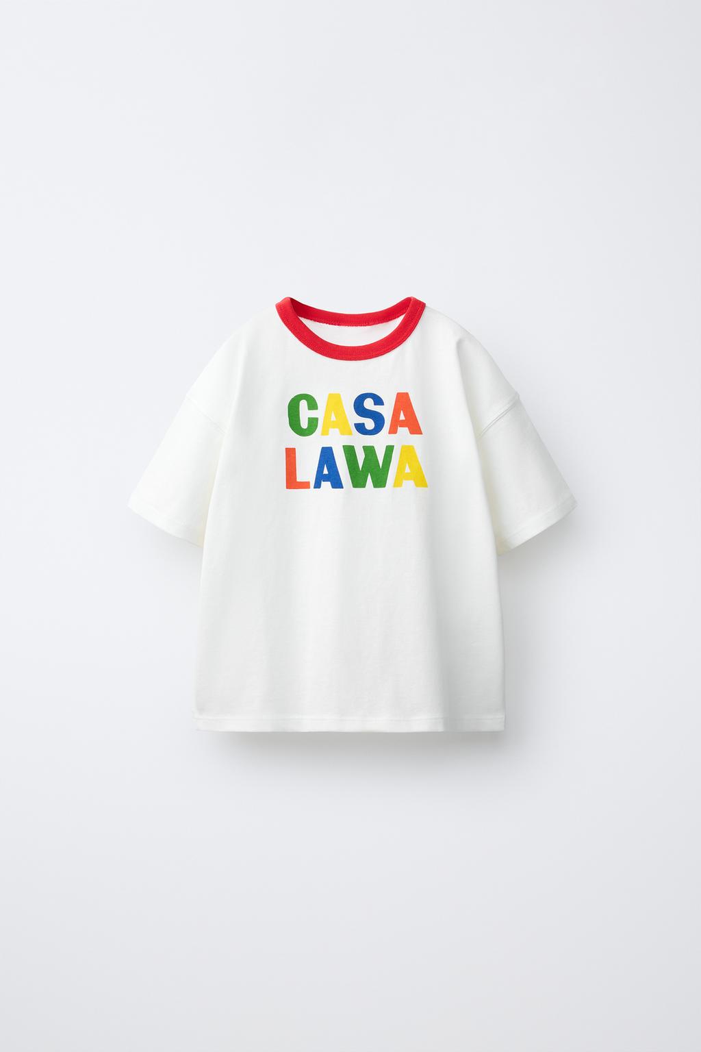 ФУТБОЛКА С ЛОГОТИПОМ CASA LAWA X ZARA KIDS