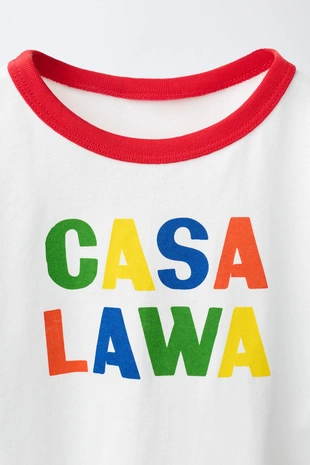 Футболка с логотипом Casa Lawa X Zara Kids- Заказать в России