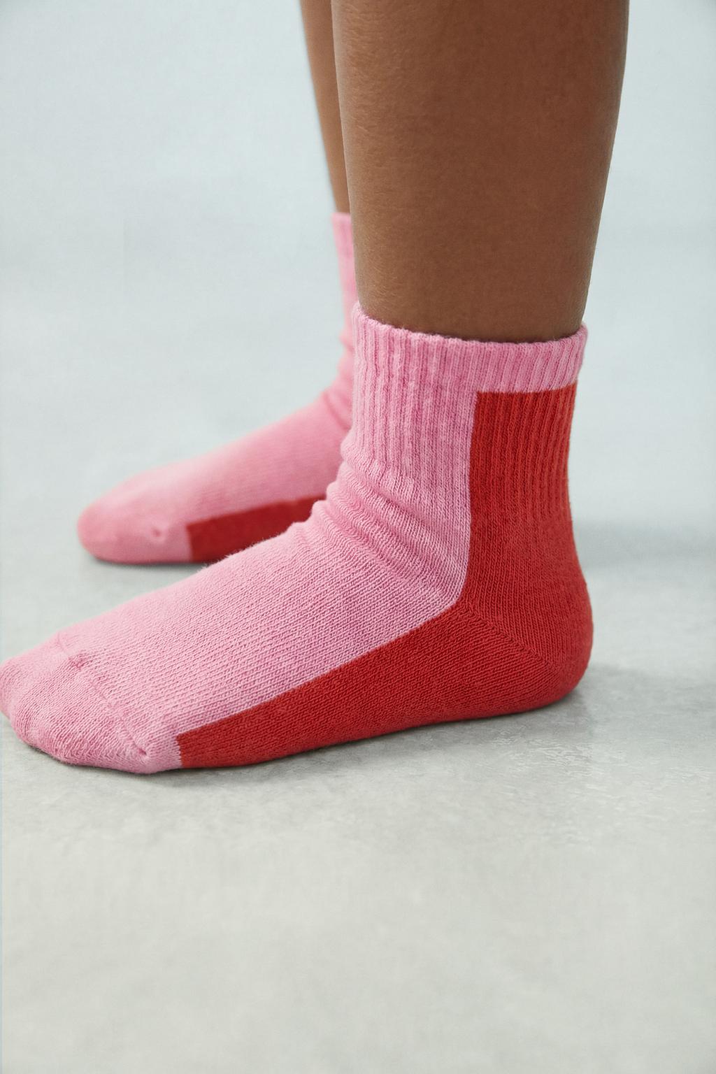 НАБОР ИЗ ДВУХ КОРОТКИХ НОСКОВ CASA LAWA X ZARA KIDS