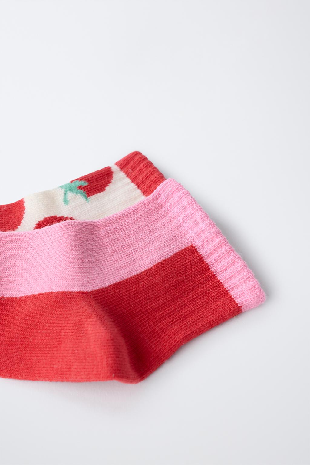 НАБОР ИЗ ДВУХ КОРОТКИХ НОСКОВ CASA LAWA X ZARA KIDS