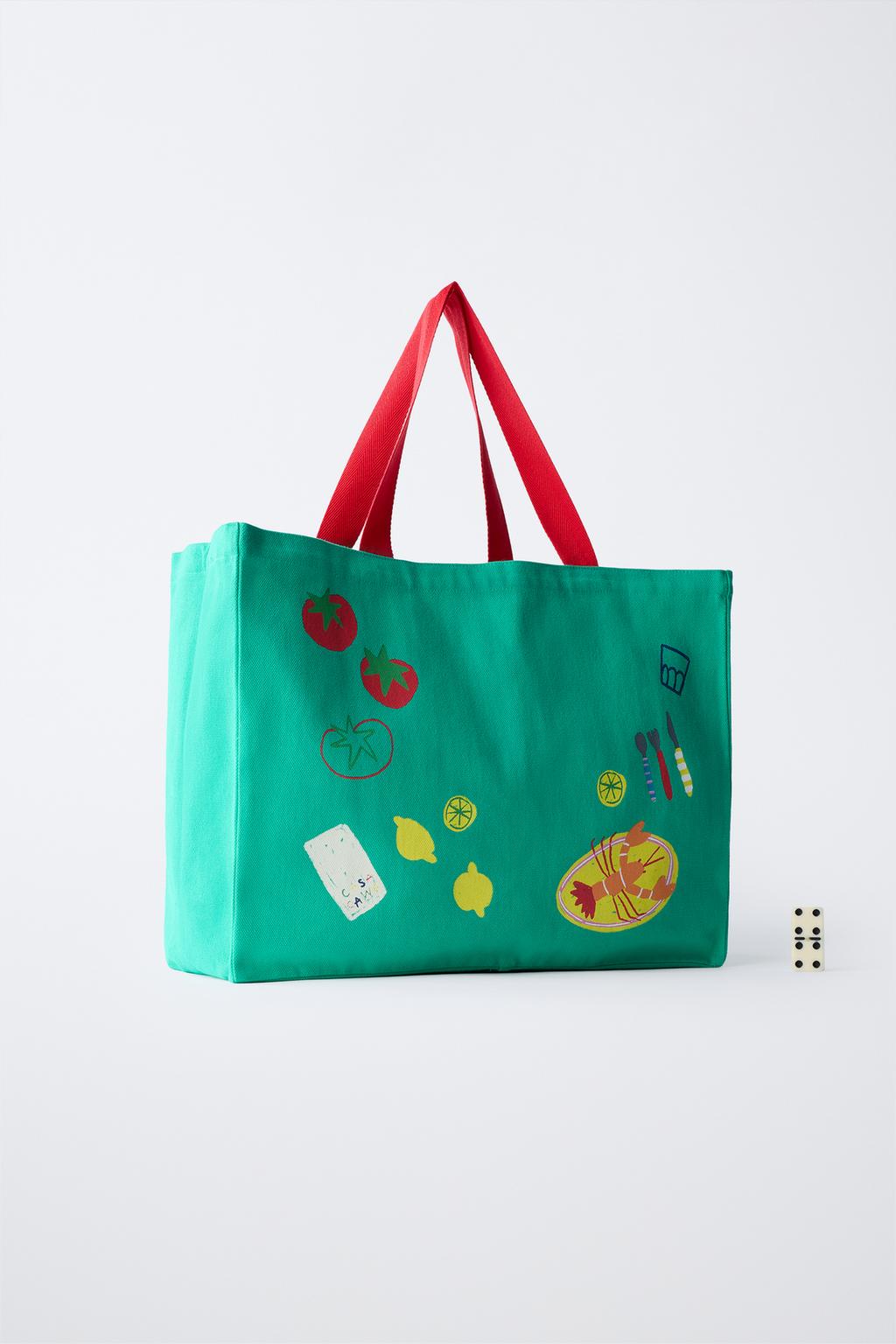 СУМКА-ШОПЕР CASA LAWA X ZARA KIDS С ПРИНТОМ