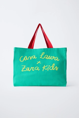 Сумка-шопер Casa Lawa X Zara Kids с принтом- Заказать в России