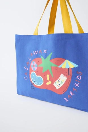 Сумка-шопер с принтом Casa Lawa X Zara Kids- Заказать в России