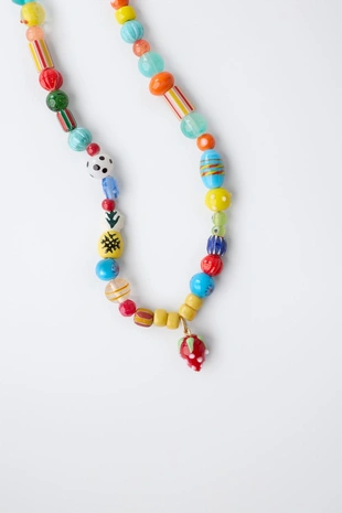 Ожерелье с бусинами- Заказать в России