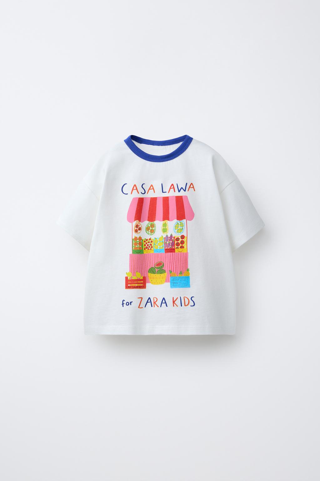 ФУТБОЛКА С ПРИНТОМ CASA LAWA X ZARA KIDS