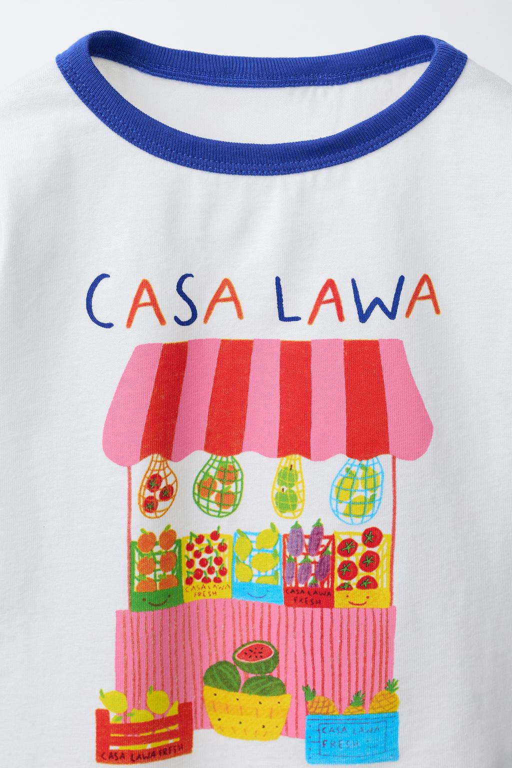 ФУТБОЛКА С ПРИНТОМ CASA LAWA X ZARA KIDS