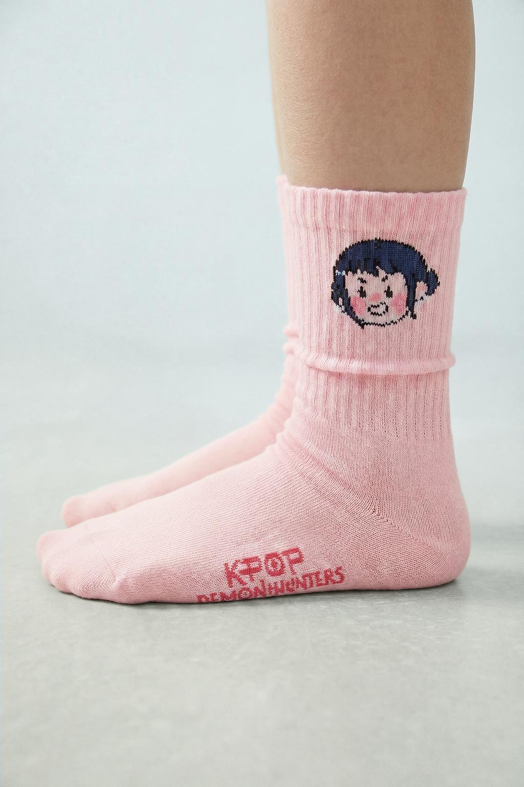 НАБОР ИЗ 3 ПАР НОСКОВ «Kpop Demon Hunters» © Netflix