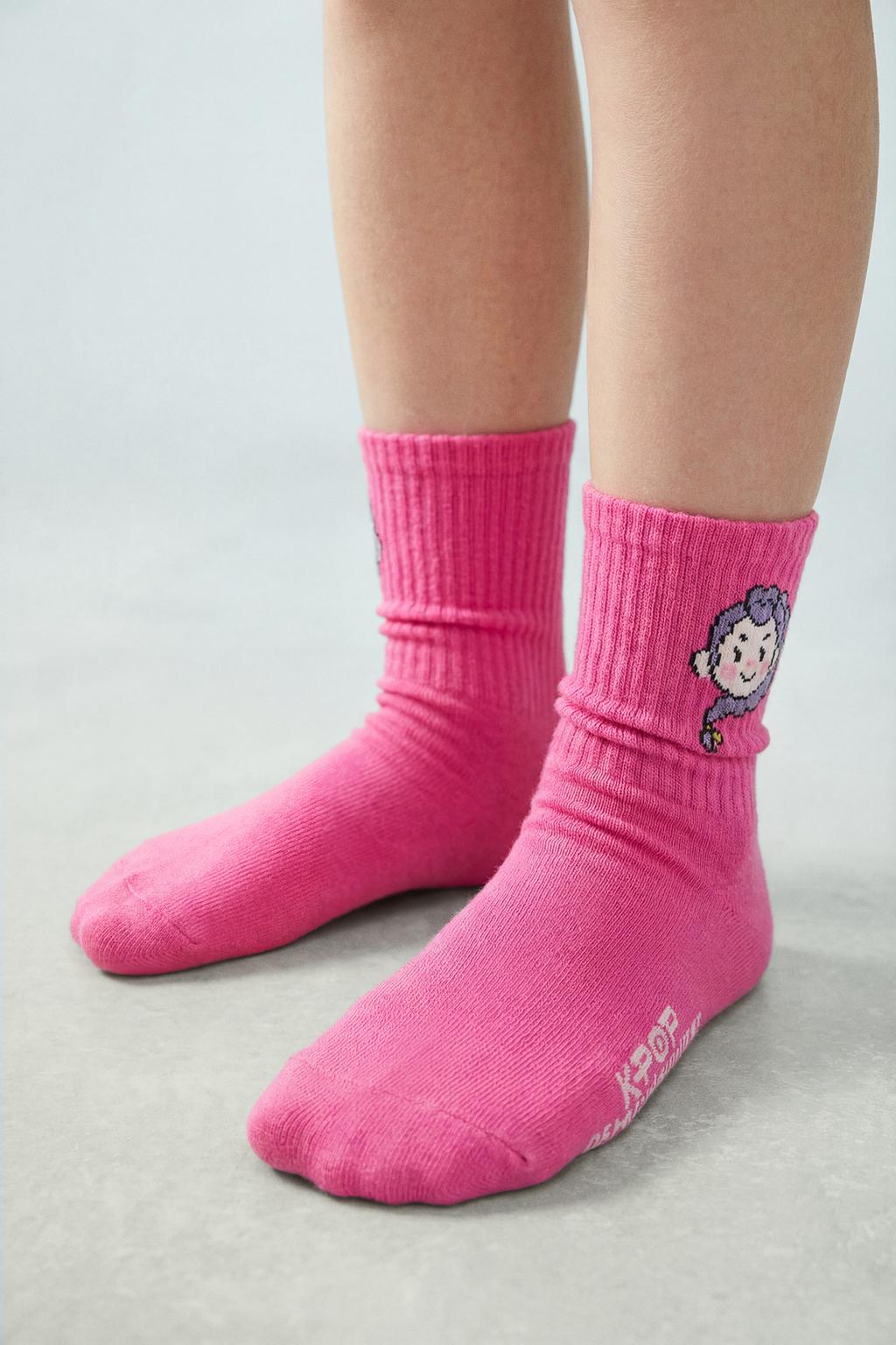 НАБОР ИЗ 3 ПАР НОСКОВ «Kpop Demon Hunters» © Netflix