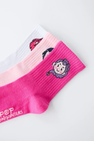 Набор из 3 пар носков «Kpop Demon Hunters» © Netflix- Заказать в России