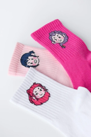 Набор из 3 пар носков «Kpop Demon Hunters» © Netflix- Заказать в России