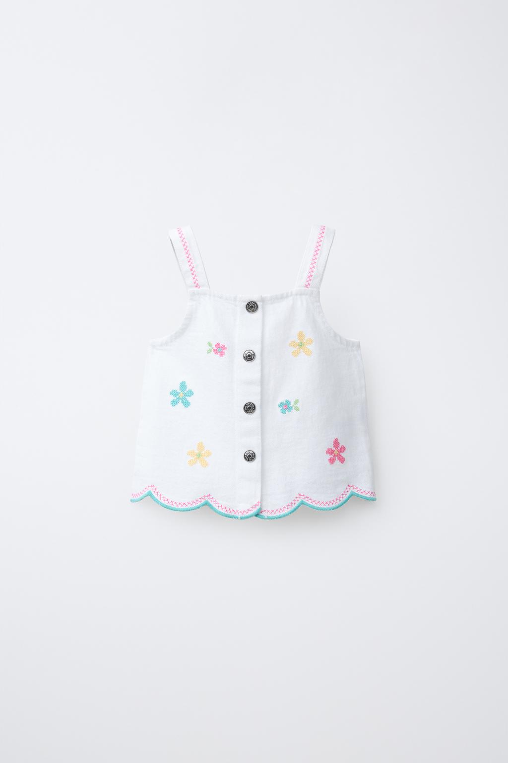 ТОП ИЗ САРЖИ С ВЫШИВКОЙ КРЕСТИКОМ